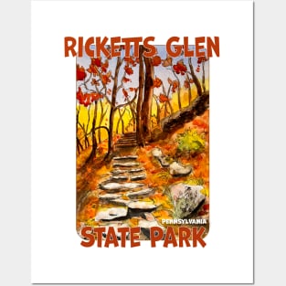 Ricketts Glen State Park, Pennsylvania Posters and Art